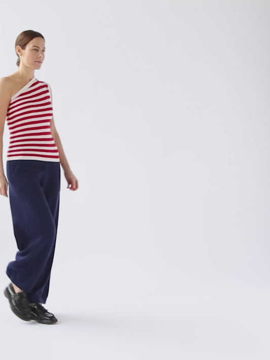 Cannes Top Red / Ivory