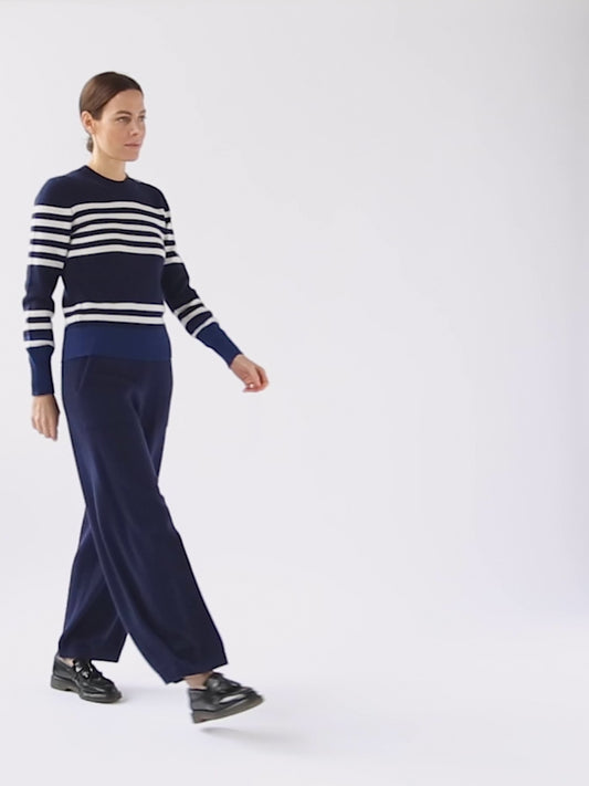 Breton Sweater Blue / Ivory