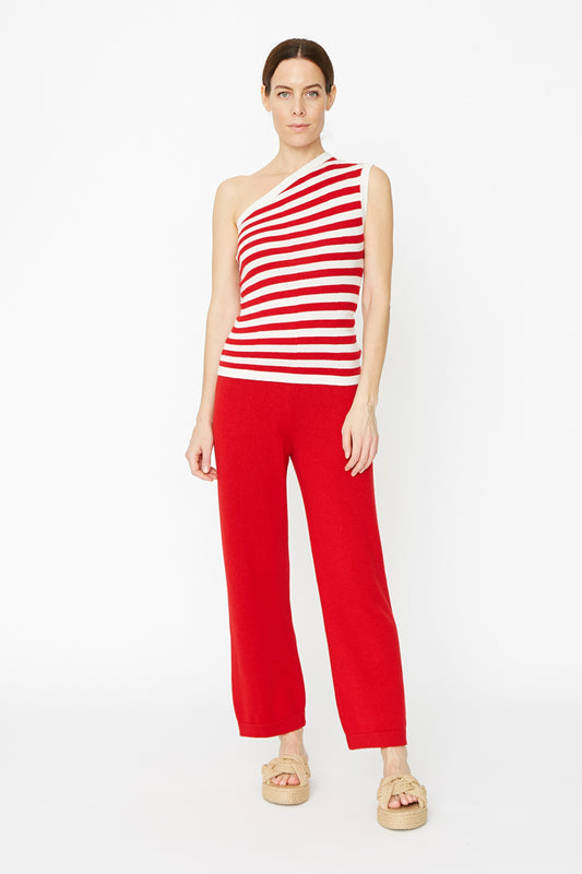 Cannes Top Red / Ivory