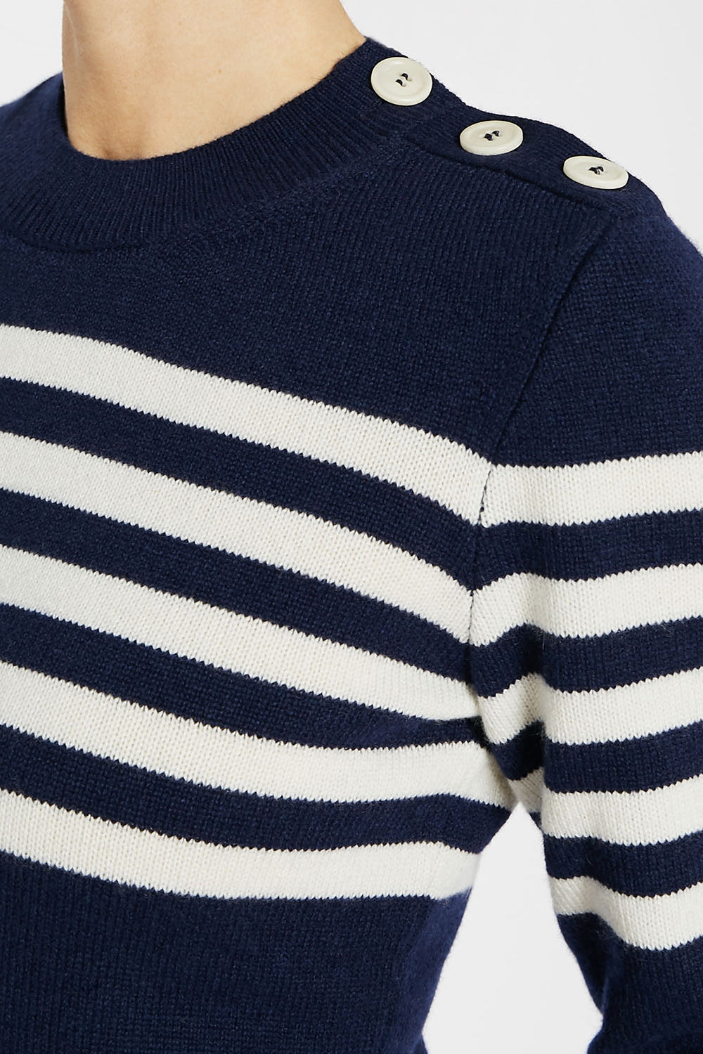 Breton Sweater Blue / Ivory
